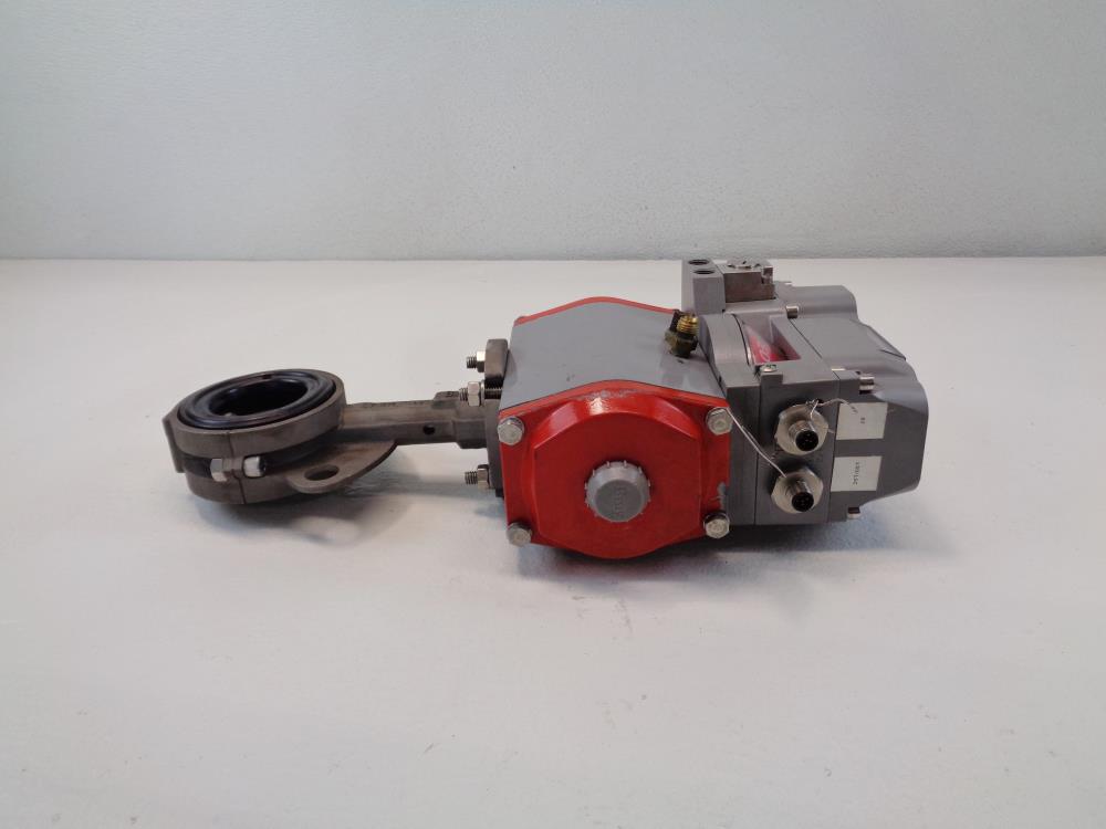 Bray 2" CF8M Lug Butterfly Valve 91-0836-21320-015 w/ StoneL Axiom Limit Switch